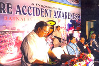 Fire accident awareness